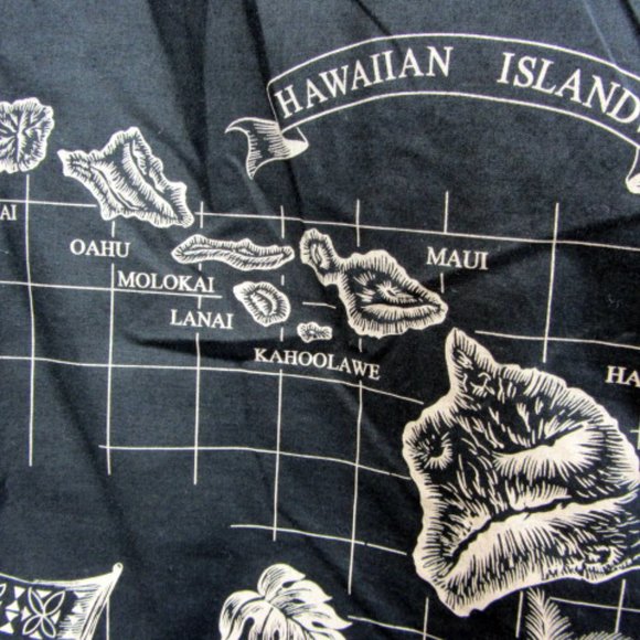 Vintage Hawaiian Togs Tropical Hawaiian Islands Tiki Shirt. Size XL. Hilo Hattie - Picture 5 of 6